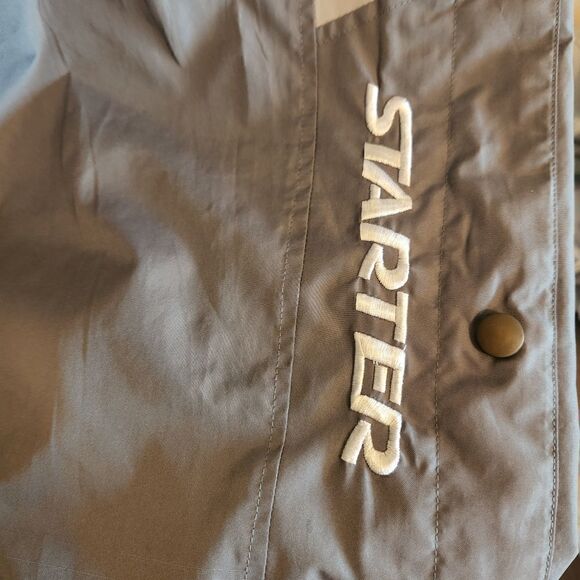 STARTER Men's Vintage Gray Track Windbreaker 2 Piece Suit - Picture 11 of 11